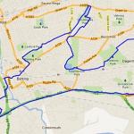 Barking Hare 21 Mile Route Map